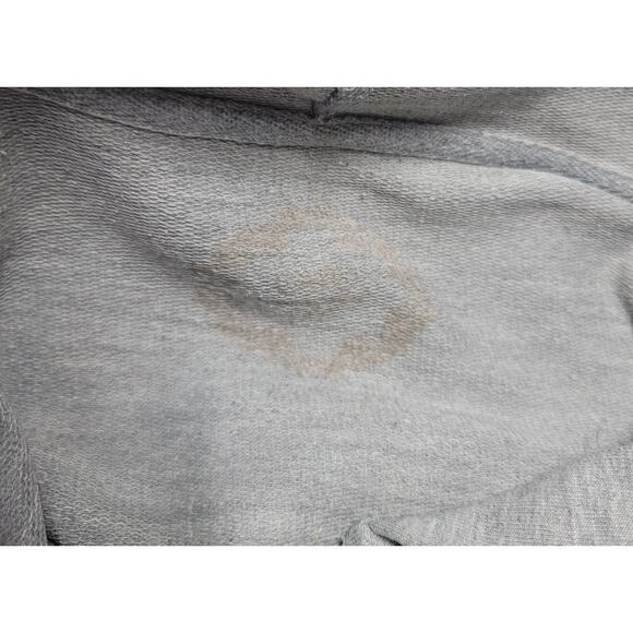 Cato Gray Heathered Snap Closure Pockets Hoodie XL Lightweight Soft Stretch - Picture 5 of 6